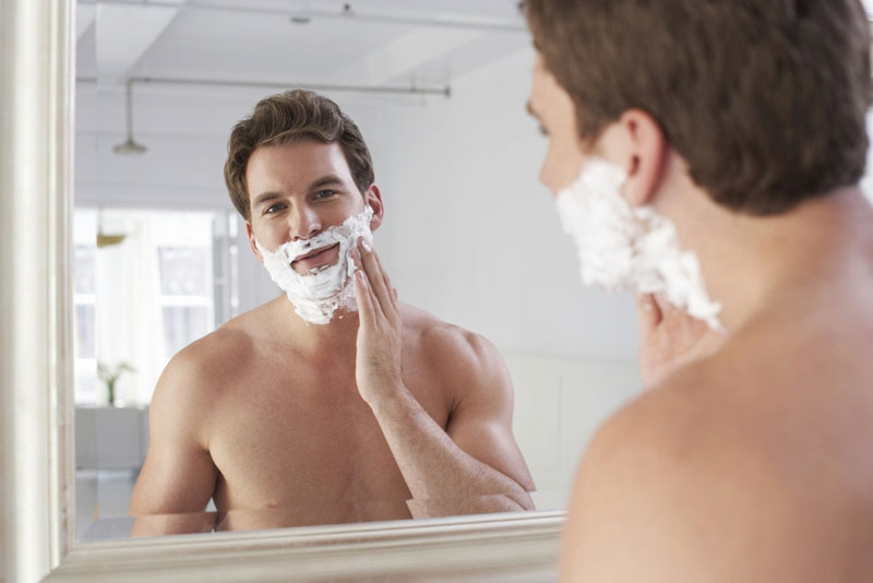 It's important to pay attention to exactly how you're shaving to keep your complexion smooth. 