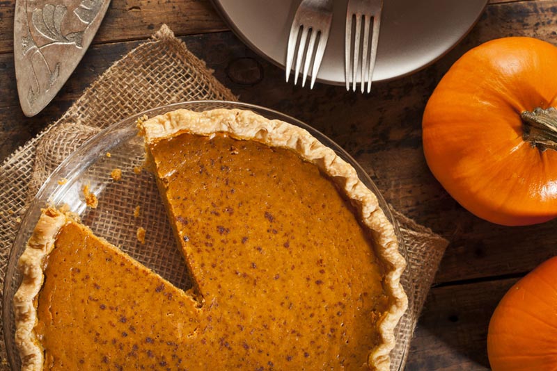 This pumpkin pie recipe is low and fat and totally guilt-free.