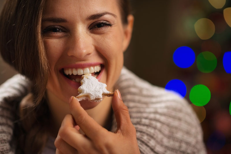 It's okay to indulge in holiday sweets, so long as you don't go overboard. 