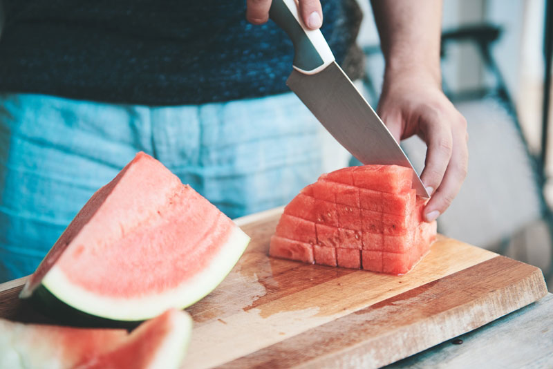Watermelon provides hydration as well as offers a boost of antioxidants.