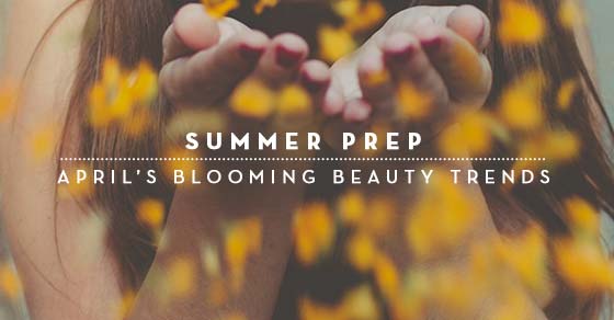 Summer Prep - hands with flowers blowing